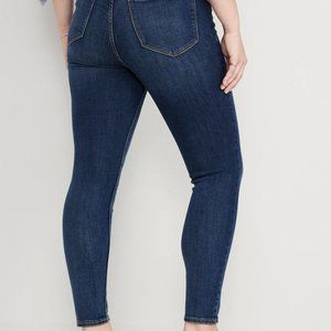 High-Waisted Rockstar Super-Skinny Jeans for Women (Short)